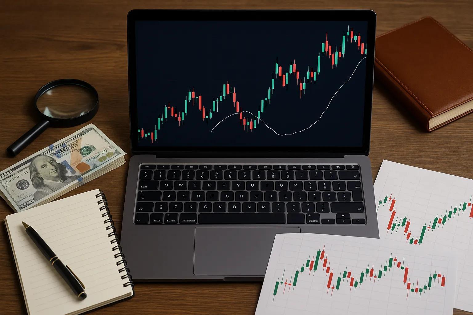 belajar-trading-pemula-chart-laptop