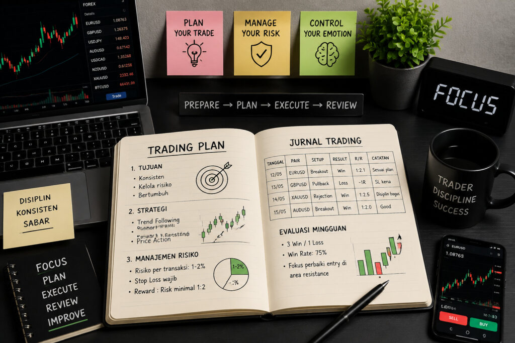 trading-plan-dan-jurnal-forex-pemula