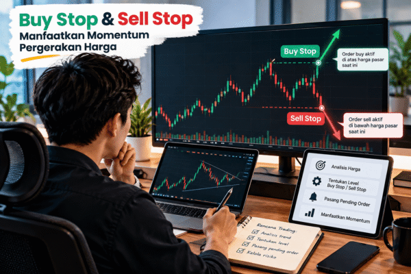 1. trader-menganalisis-grafik-pending-order-forex