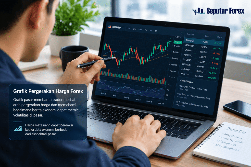 2. grafik-pergerakan-harga-forex