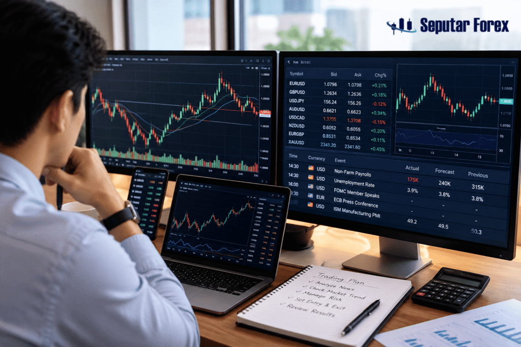 3. trader-menganalisis-data-pasar-forex